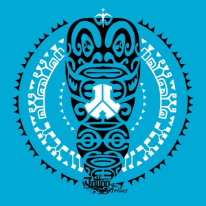 Polynesian style Defqon.1 tshirt with tiki