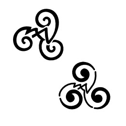 Triskell M+A+N tattoo photo