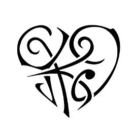 Y+K+I heart tattoo: Love