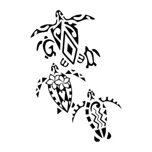 3 turtles tattoo photo