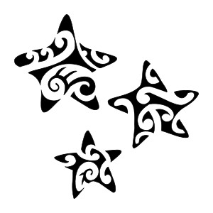 Three stars tattoo photo