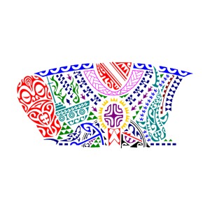 Polynesian styled scuba diving legband tattoo