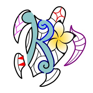 Small Maori turtle tattoo in memory