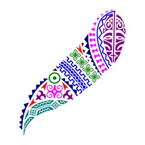 African style lowerleg band tattoo