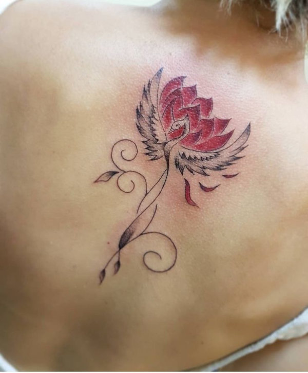 Guest - Phoenix and lotus tattoo