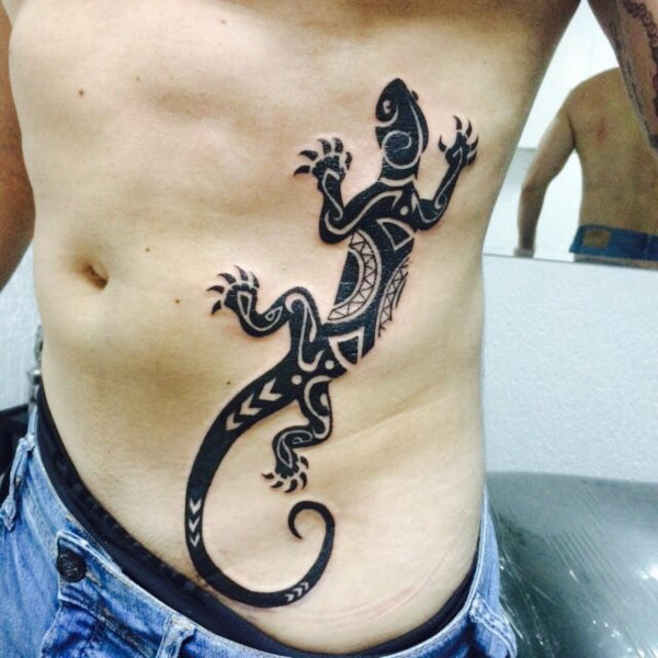 Lucas - lizard tattoo